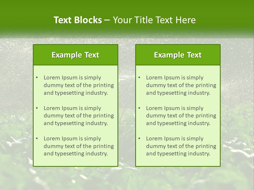 Power Cool Air PowerPoint Template