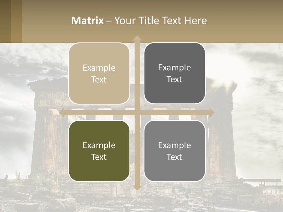 House White Heat PowerPoint Template