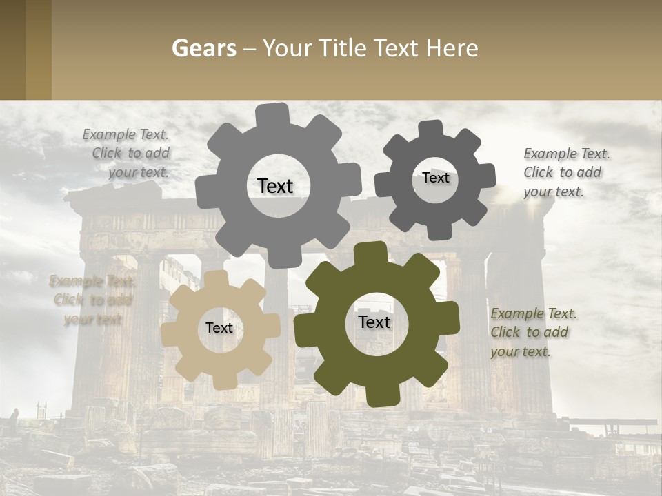 House White Heat PowerPoint Template