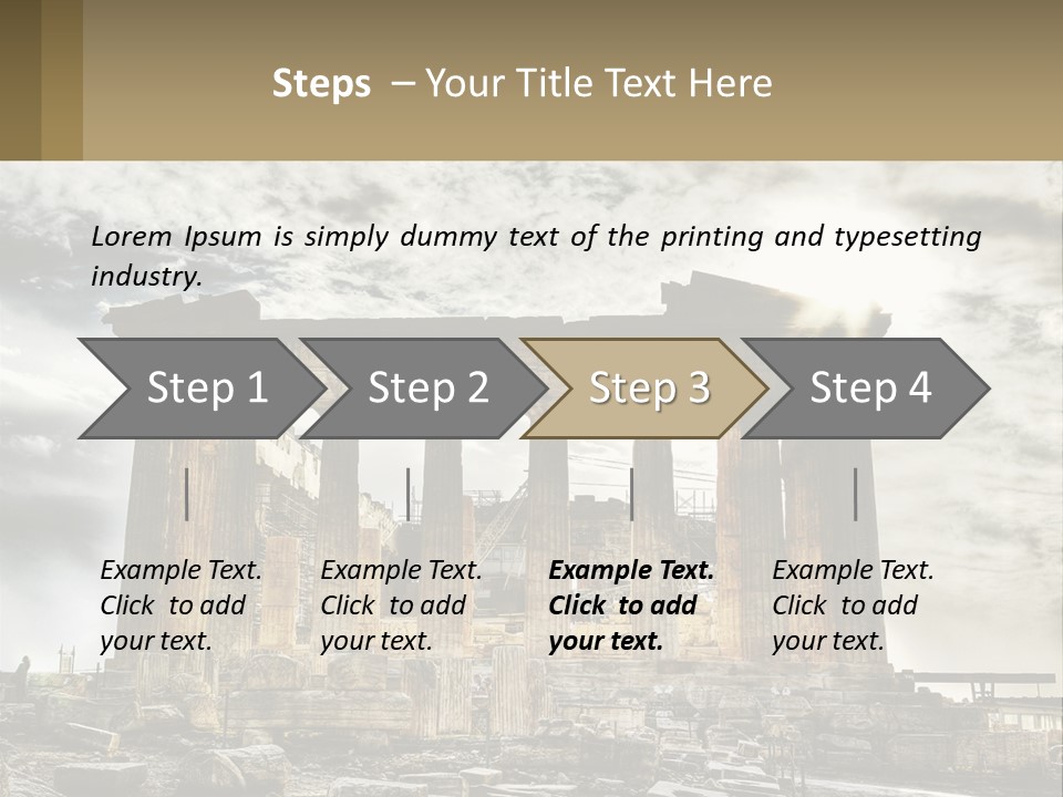 House White Heat PowerPoint Template
