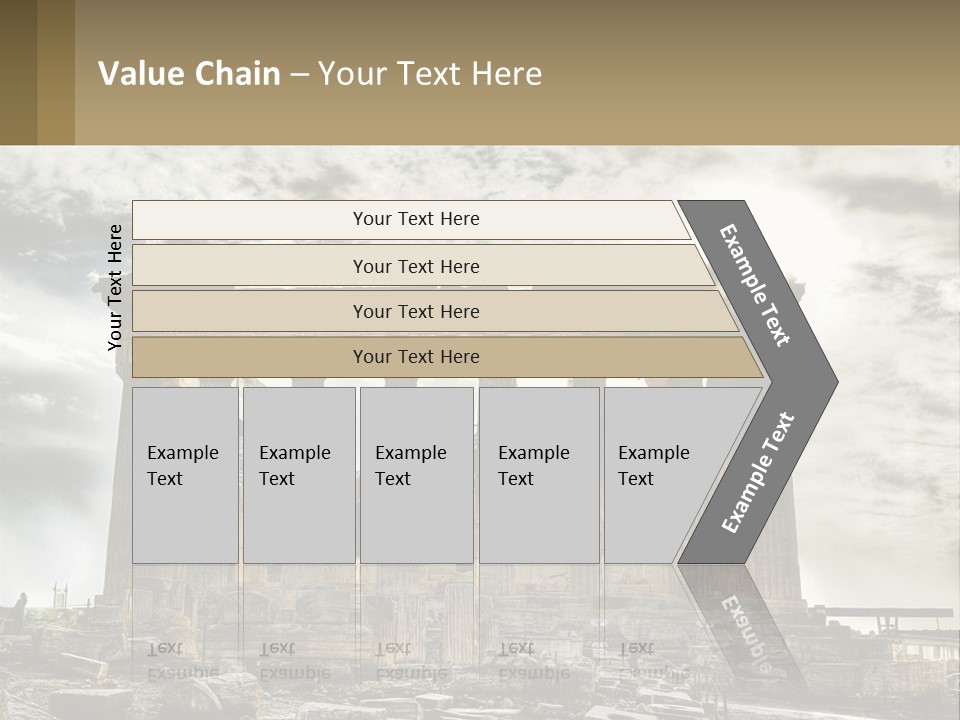 House White Heat PowerPoint Template