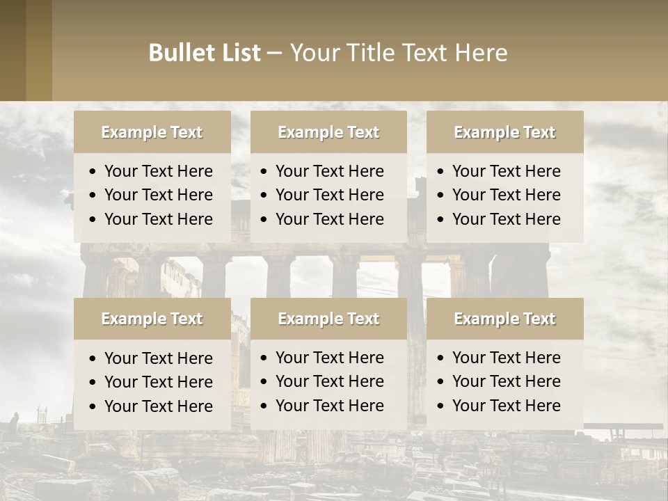 House White Heat PowerPoint Template