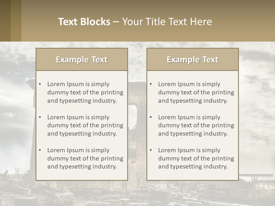 House White Heat PowerPoint Template