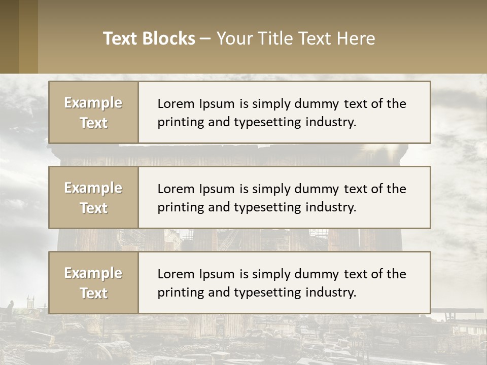 House White Heat PowerPoint Template