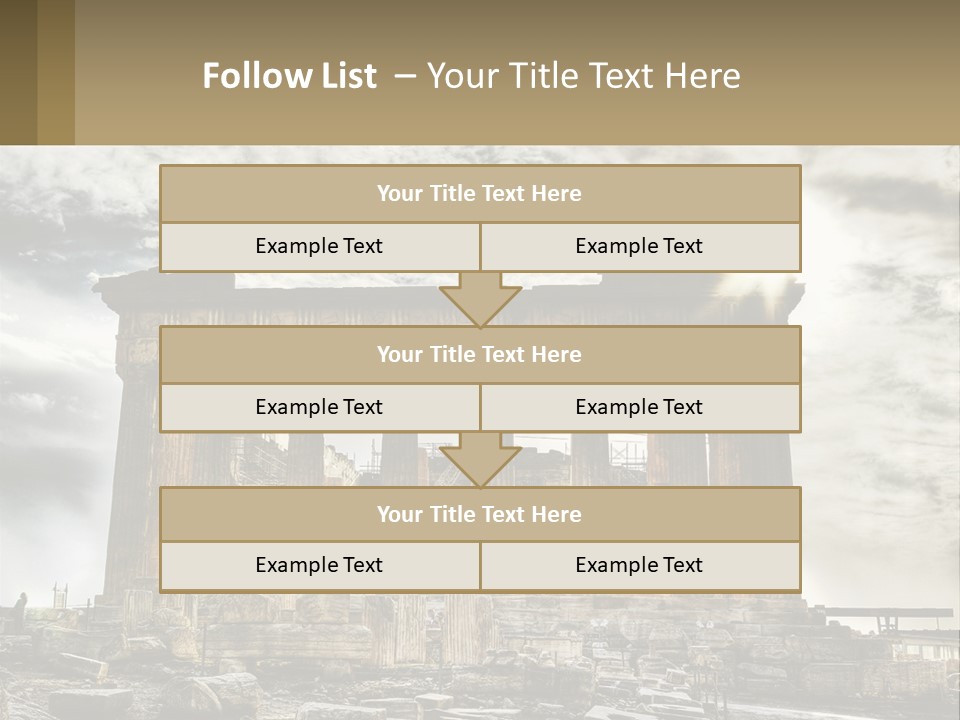 House White Heat PowerPoint Template