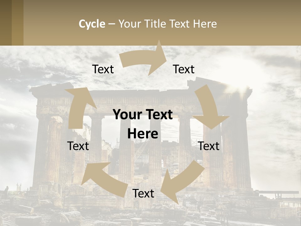 House White Heat PowerPoint Template