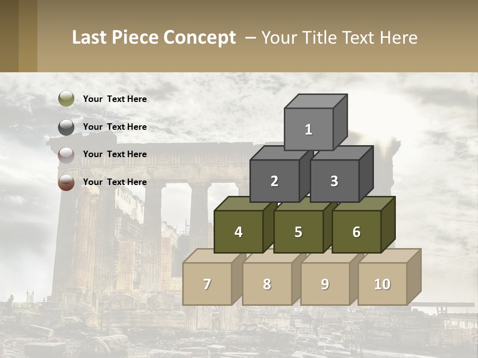 House White Heat PowerPoint Template