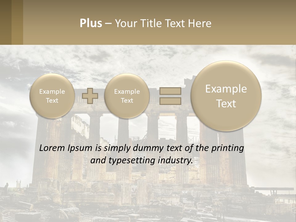 House White Heat PowerPoint Template