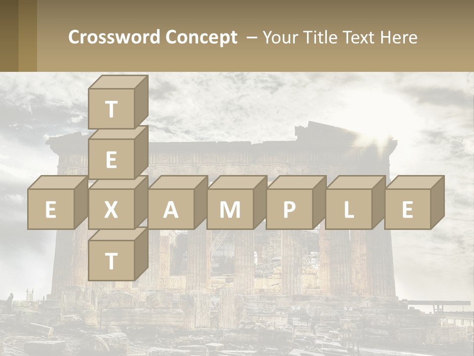 House White Heat PowerPoint Template