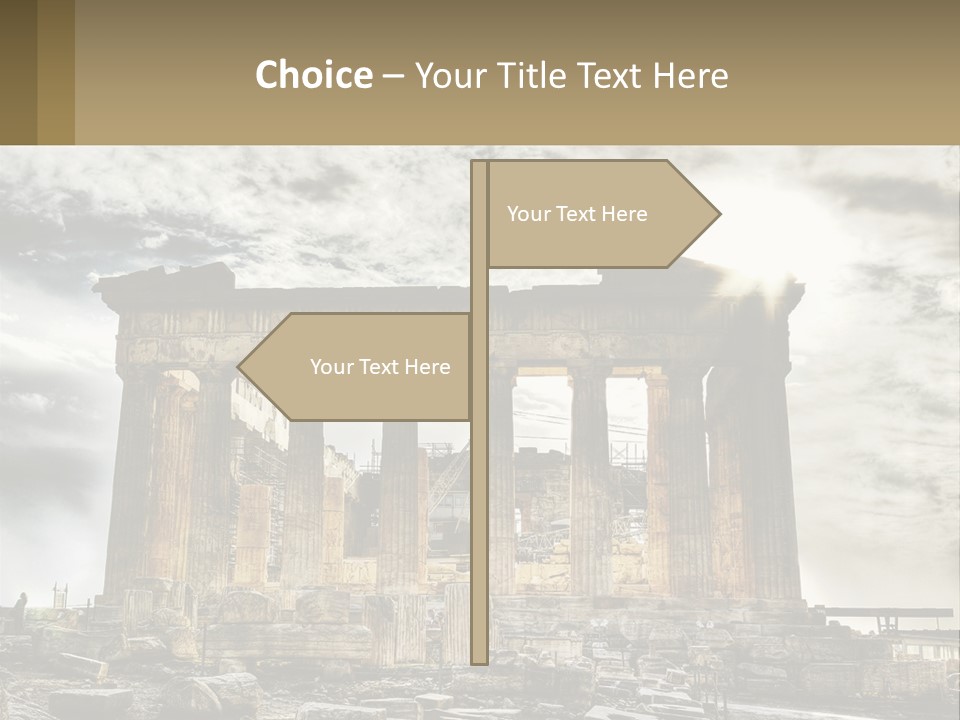 House White Heat PowerPoint Template