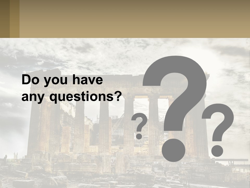 House White Heat PowerPoint Template