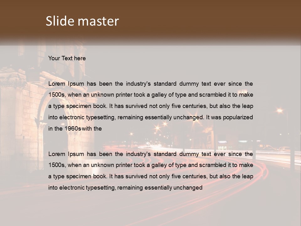 Cool Electricity Condition PowerPoint Template