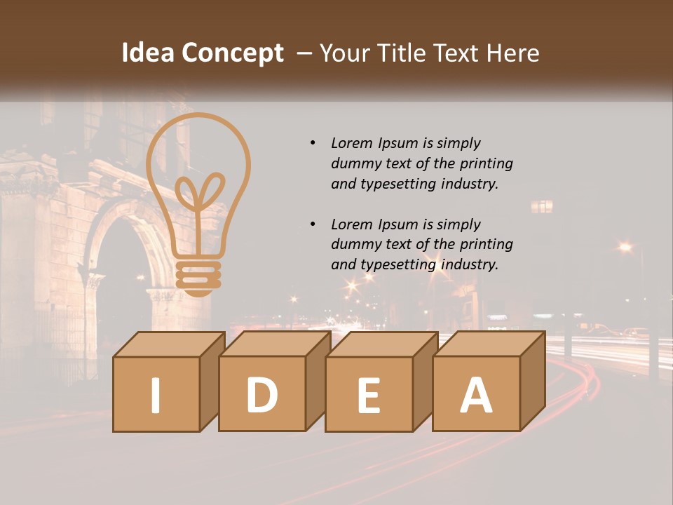 Cool Electricity Condition PowerPoint Template