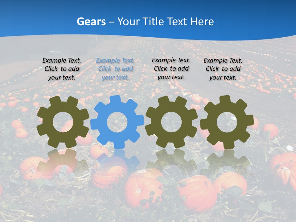 Electric Cooling White PowerPoint Template