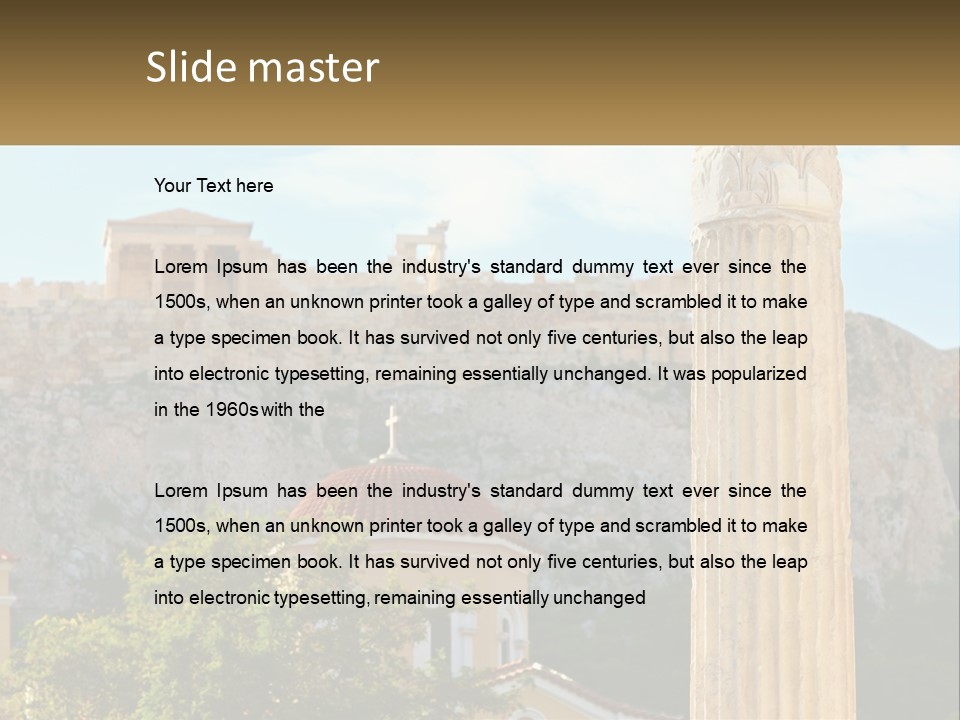 Supply Unit Heat PowerPoint Template