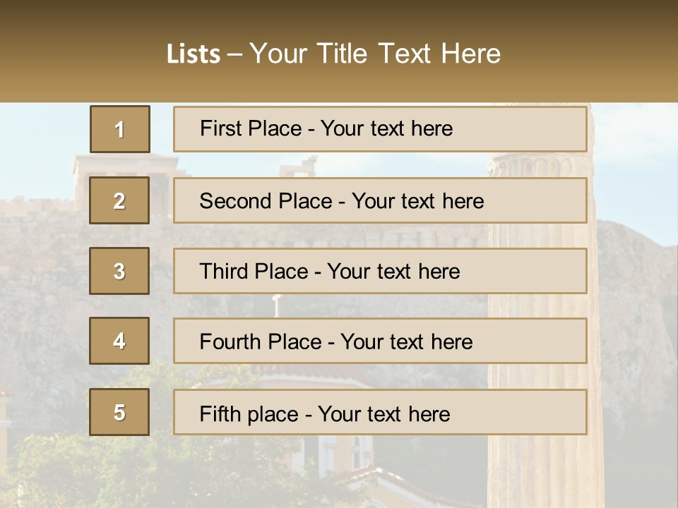 Supply Unit Heat PowerPoint Template