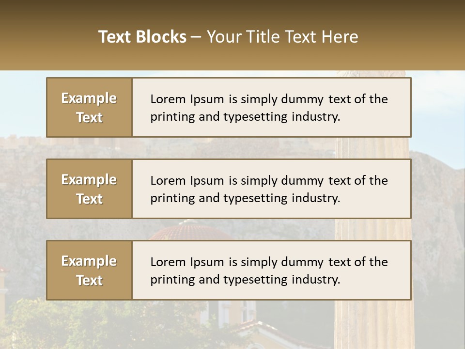 Supply Unit Heat PowerPoint Template