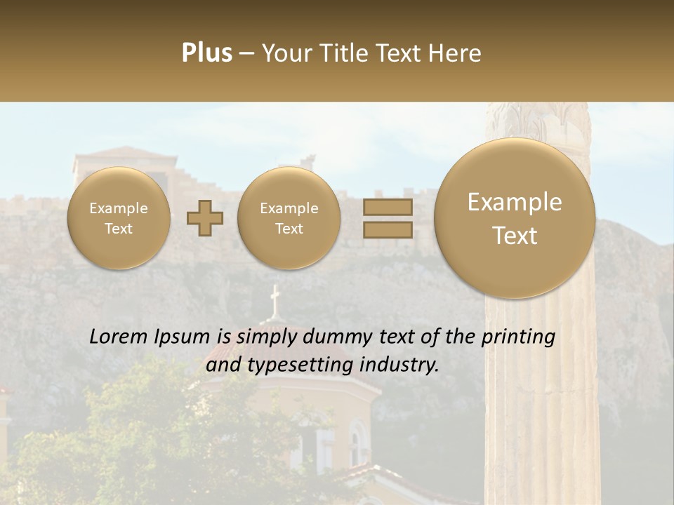 Supply Unit Heat PowerPoint Template
