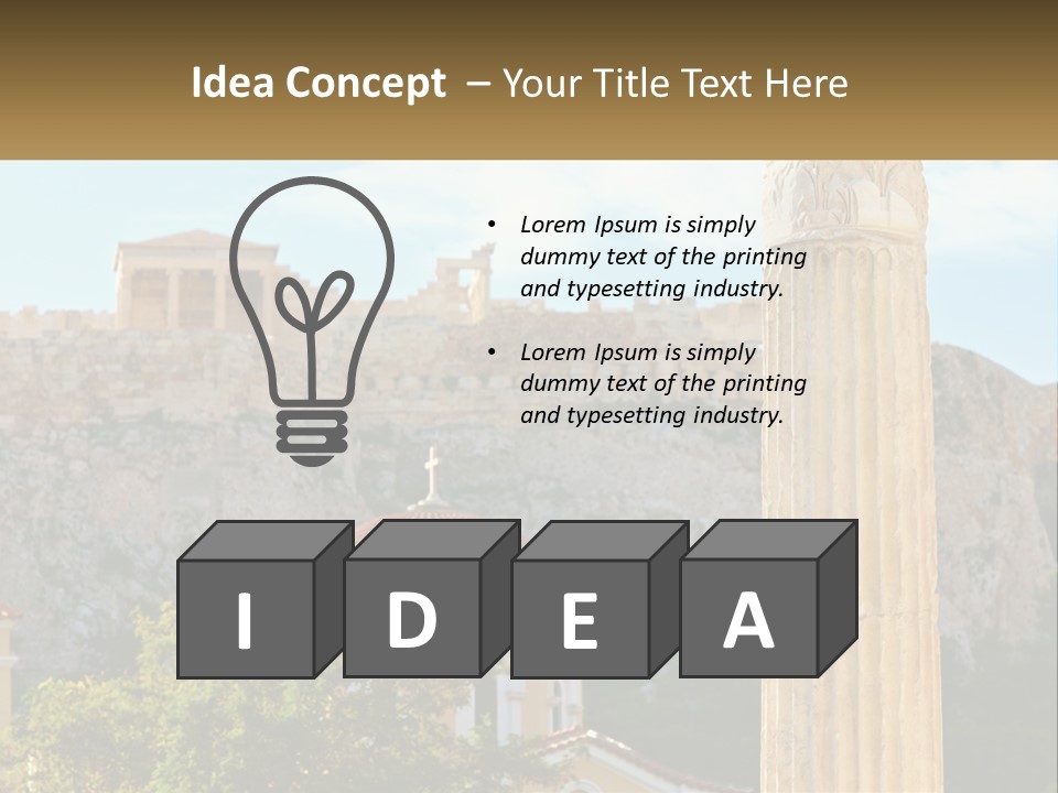 Supply Unit Heat PowerPoint Template