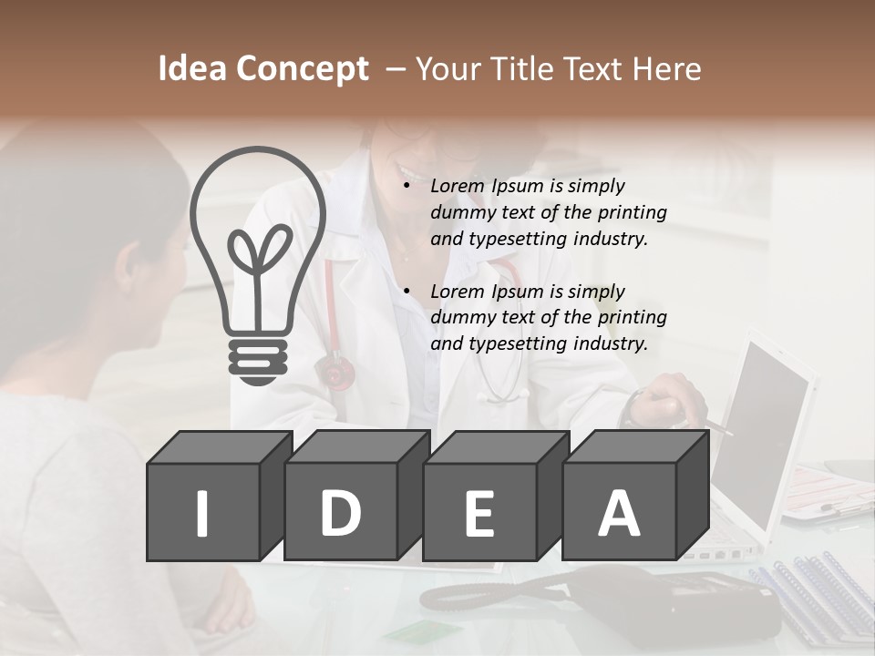 Energy Home Switch PowerPoint Template