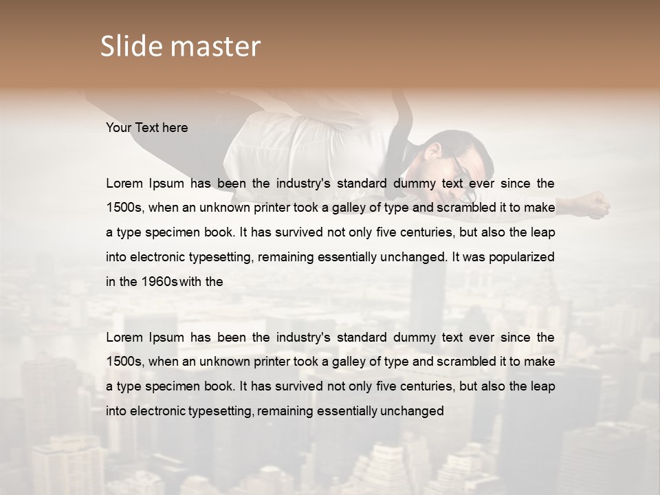 Energy Supply House PowerPoint Template