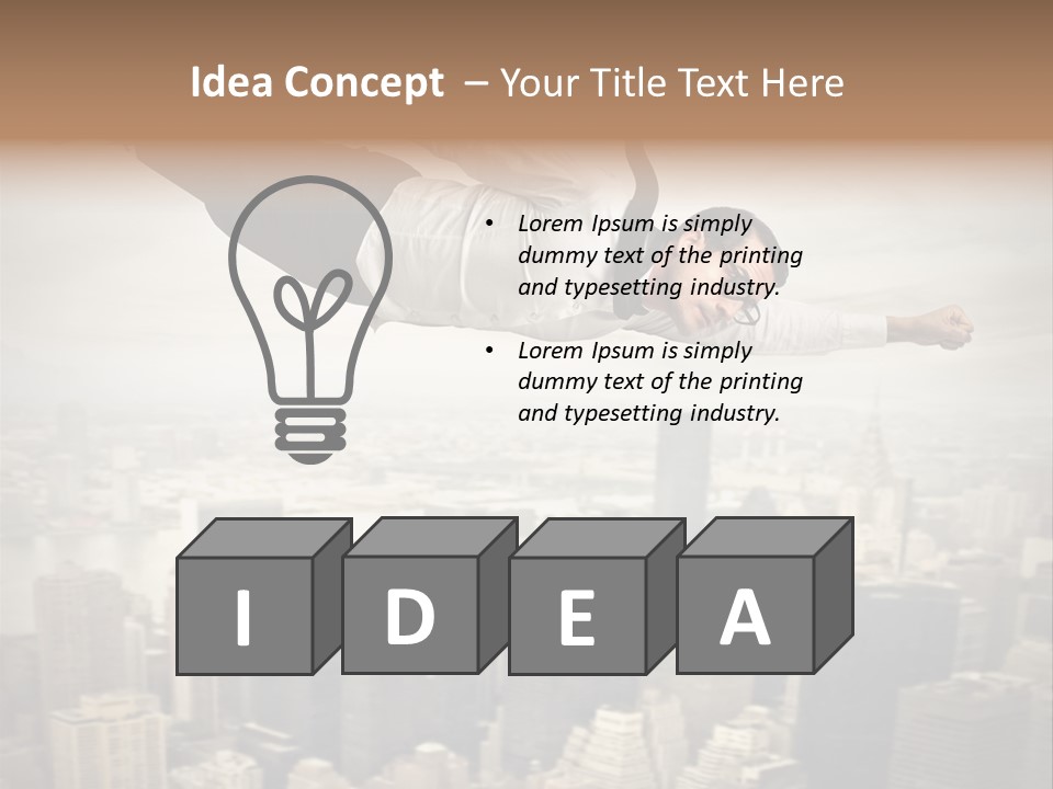 Energy Supply House PowerPoint Template