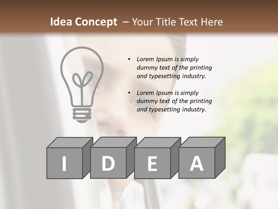 Cold Electric Industry PowerPoint Template