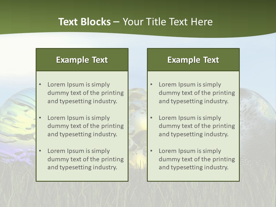 White Equipment Supply PowerPoint Template