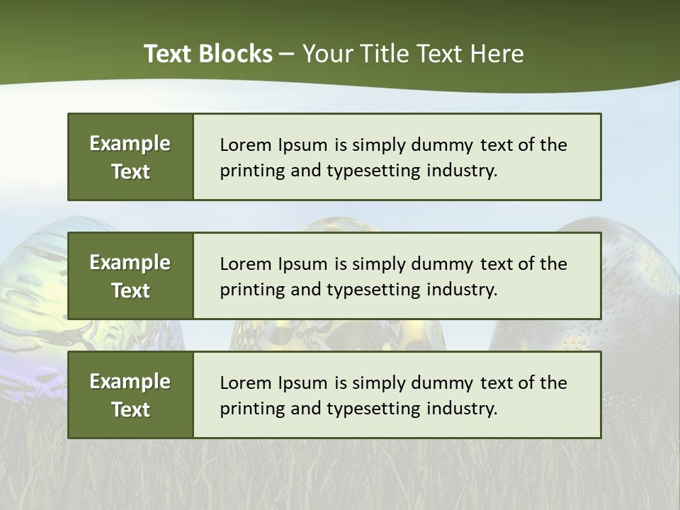 White Equipment Supply PowerPoint Template
