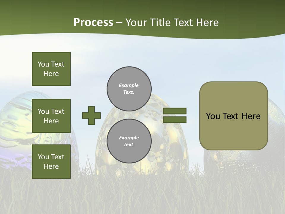 White Equipment Supply PowerPoint Template