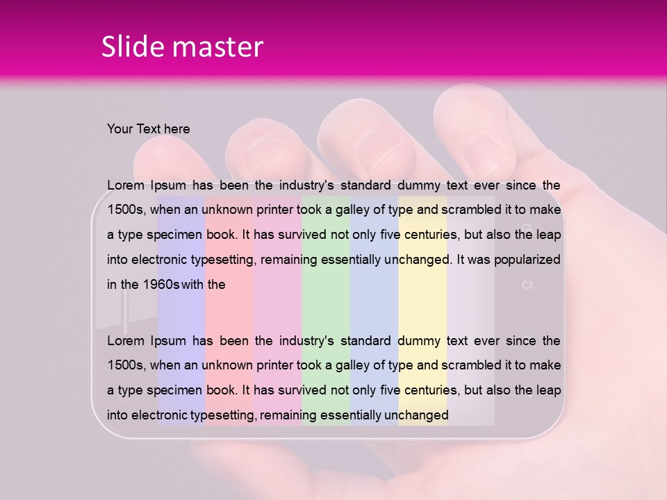 Supply Power Part PowerPoint Template