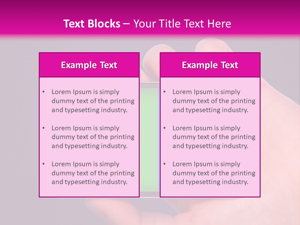 Supply Power Part PowerPoint Template
