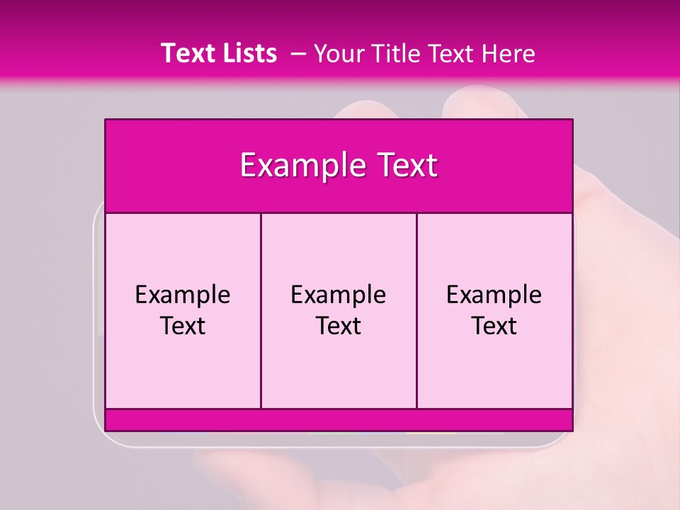 Supply Power Part PowerPoint Template