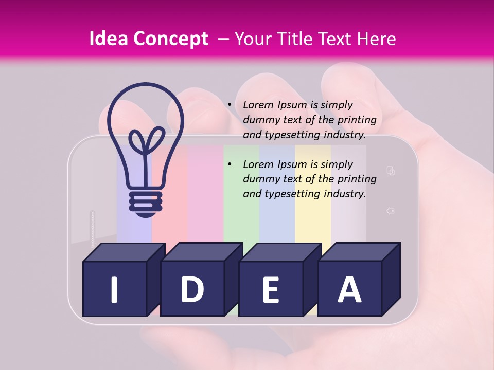 Supply Power Part PowerPoint Template