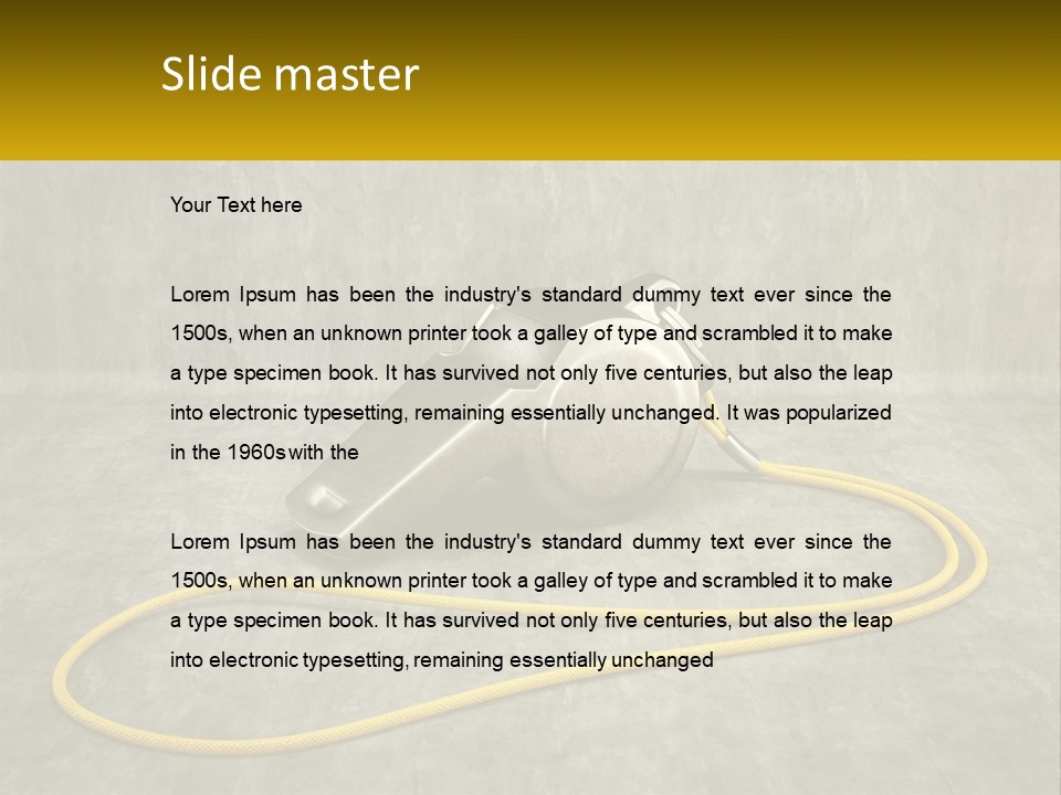 Part Supply Power PowerPoint Template