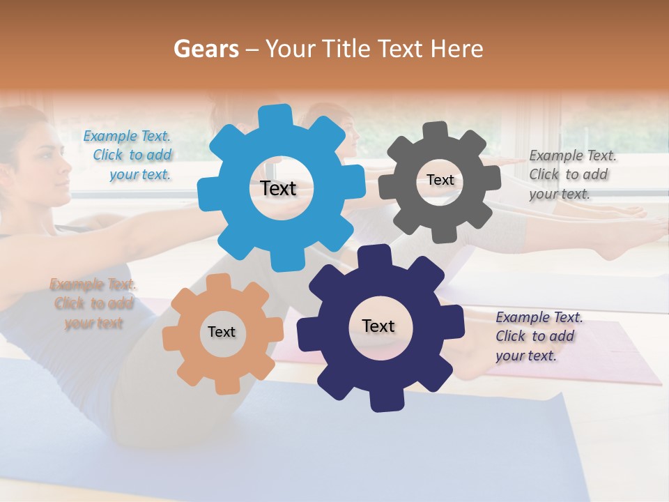 System Conditioner Temperature PowerPoint Template