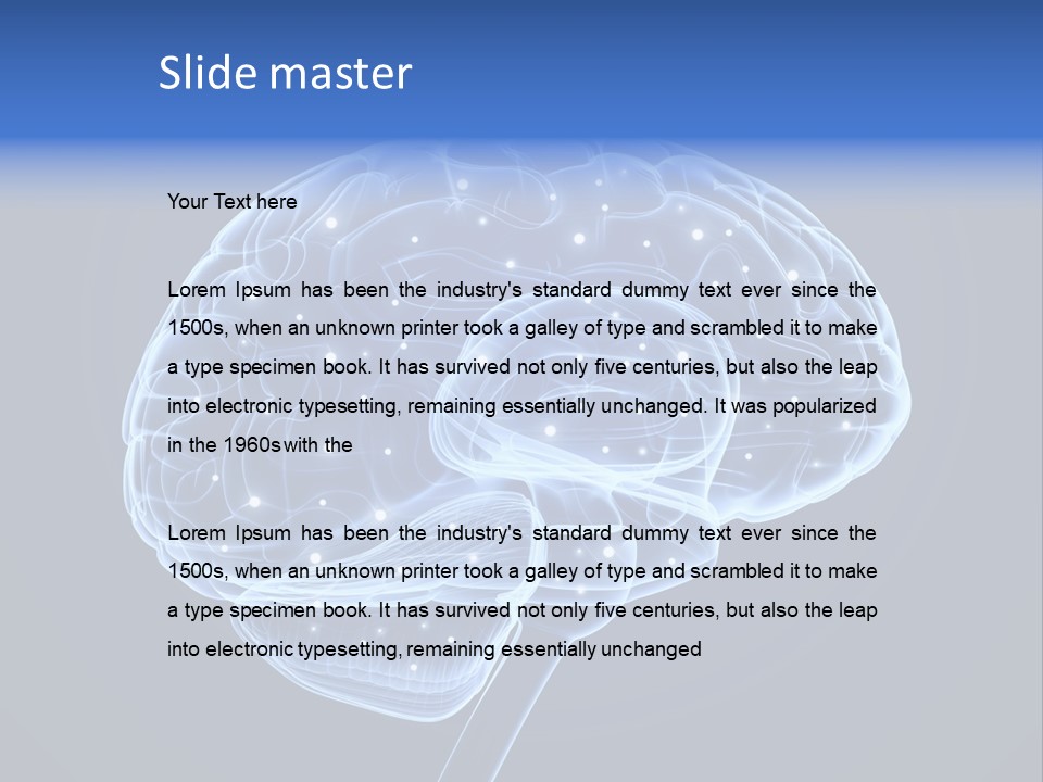 Energy Unit Part PowerPoint Template