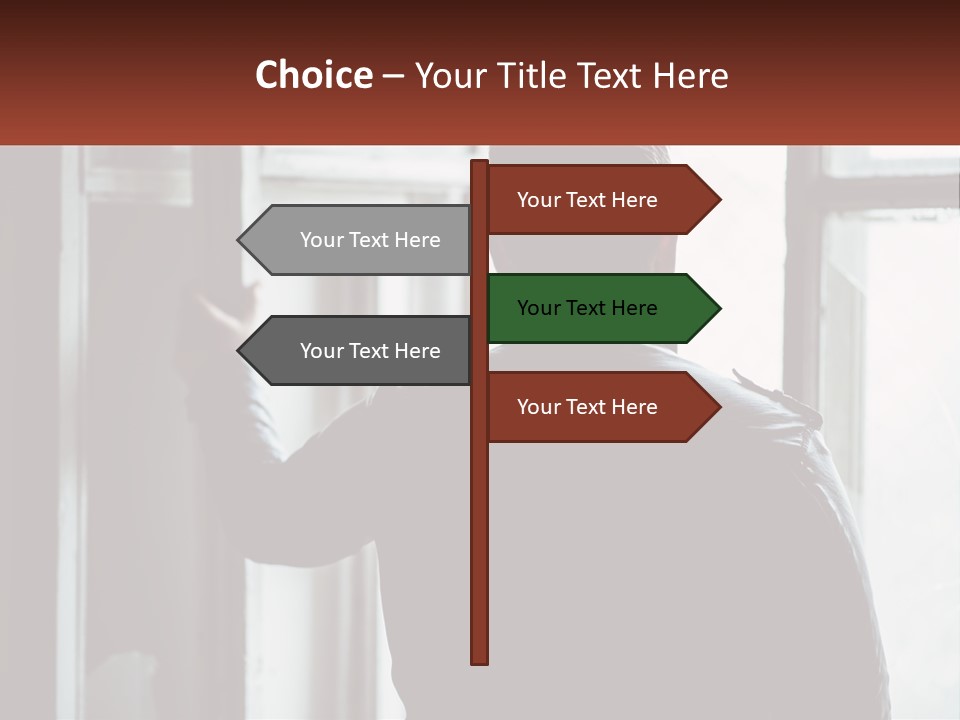 Temperature Cool Conditioner PowerPoint Template