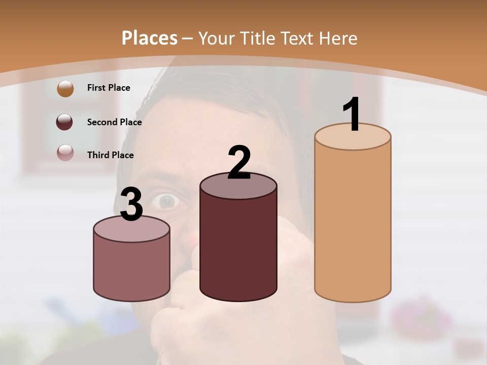 Temperature White Switch PowerPoint Template