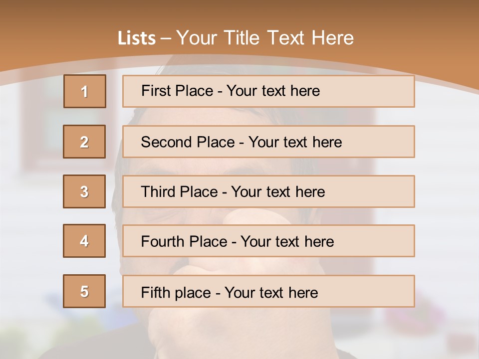 Temperature White Switch PowerPoint Template