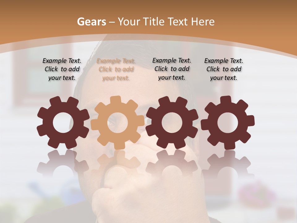 Temperature White Switch PowerPoint Template