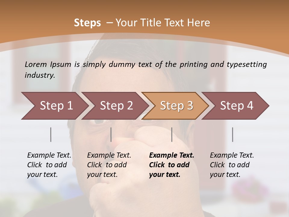 Temperature White Switch PowerPoint Template