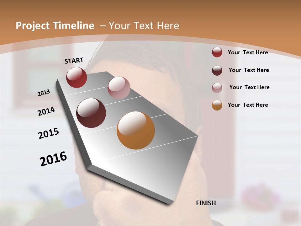 Temperature White Switch PowerPoint Template