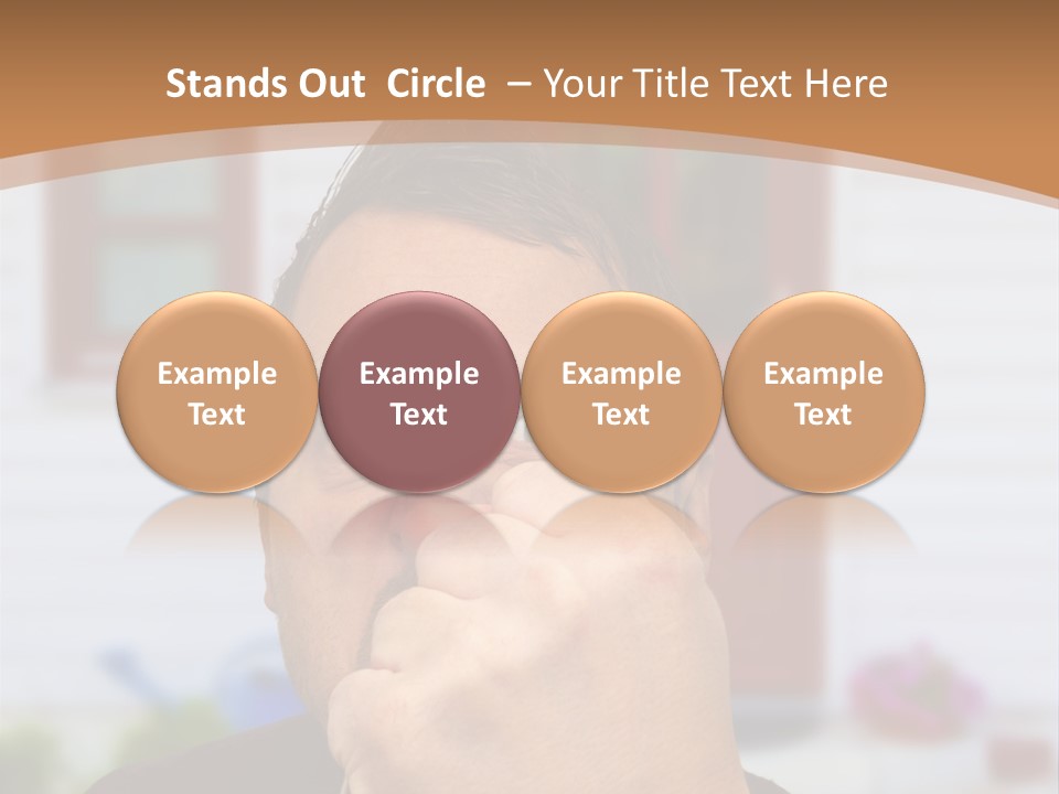 Temperature White Switch PowerPoint Template