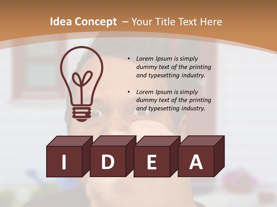 Temperature White Switch PowerPoint Template