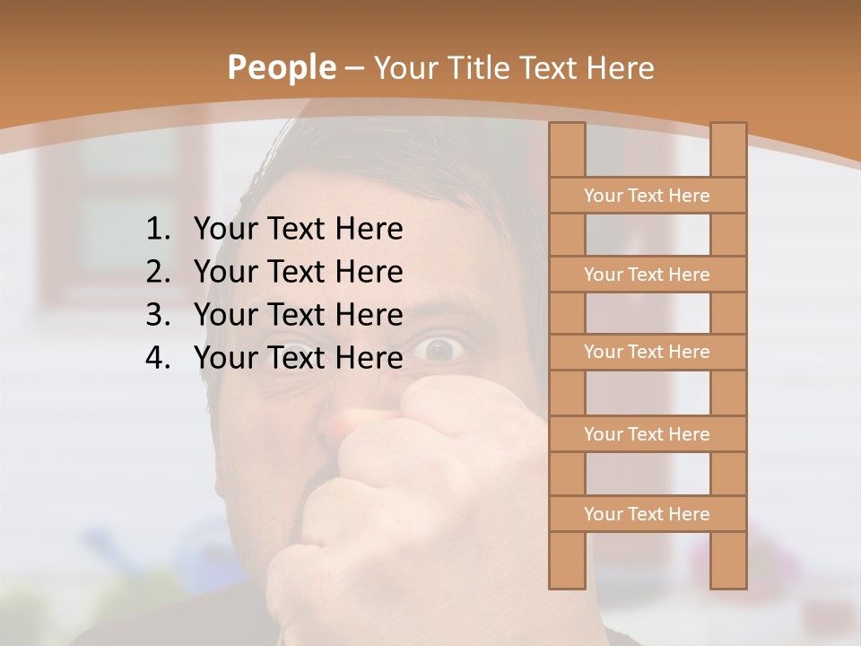 Temperature White Switch PowerPoint Template
