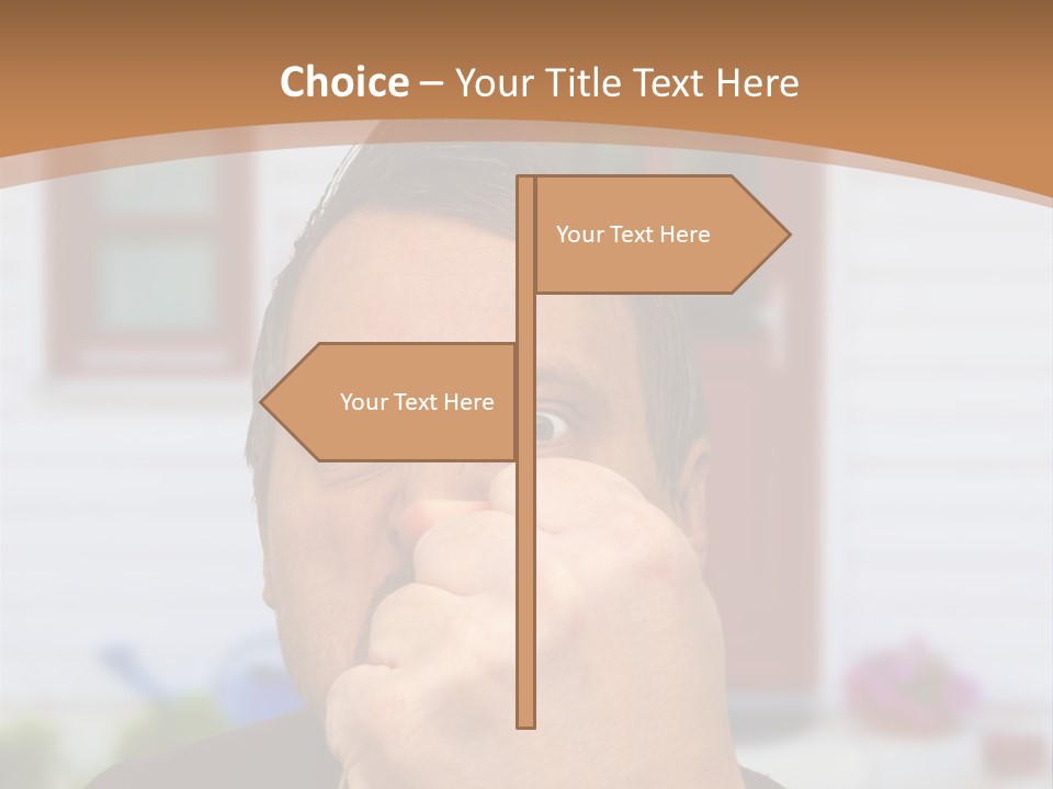 Temperature White Switch PowerPoint Template