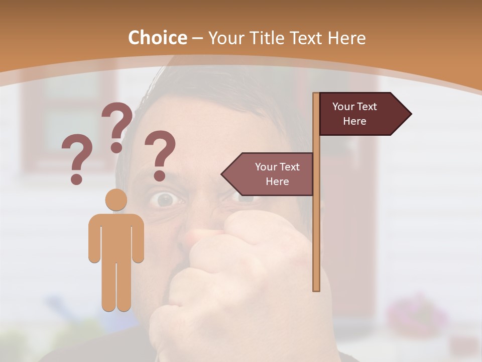 Temperature White Switch PowerPoint Template