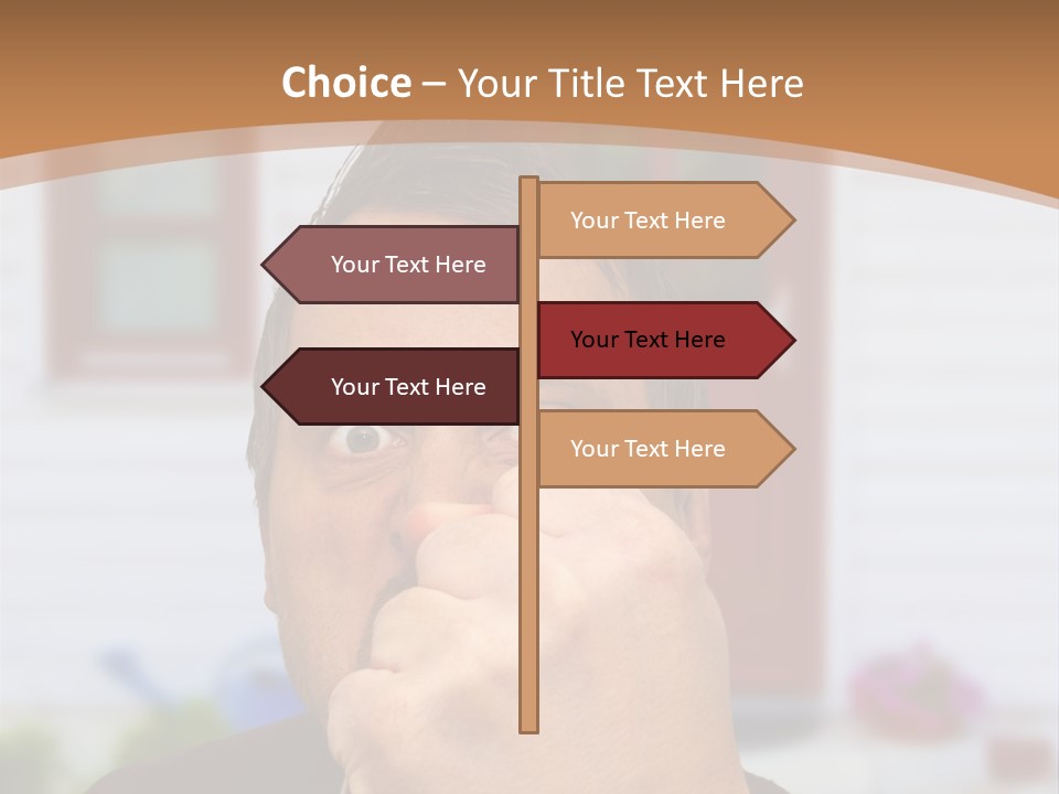 Temperature White Switch PowerPoint Template