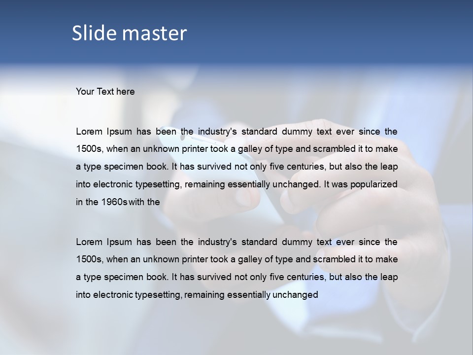 Industry Cool Air PowerPoint Template